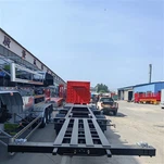 80ton Trailer de contenedor Lowbed